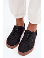 Dámske tenisky z materiálu Big Star TT274356 Black Dámske tenisky z materiálu Big Star TT274356 Black