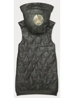 Dámska khaki vesta so sťahovacím lemom S'West (B8239-11) Dámska khaki vesta so sťahovacím lemom S'West (B8239-11)