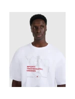 Pánske tričko oversize s potlačou 4F 4FRAW25TTSHM3257-10S