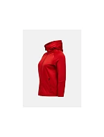 Dámska mikina PEAK PERFORMANCE W Rider Essentials Midlayer Zip Hood, červená Dámska mikina PEAK PERFORMANCE W Rider Essentials Midlayer Zip Hood, červená