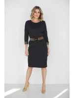 Dámske denné šaty M341 čierne - La Aurora