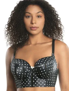 Dámska podprsenka Parfait 6977 Charlotte 32 E Čierna