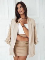 CYNDY tmavobéžová sukňa FashionStreet CY0418 CYNDY tmavobéžová sukňa FashionStreet CY0418
