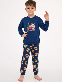 Cornette Kids Boy 593/172 Teddy 2 l/r Vianočné pyžamo 86-128