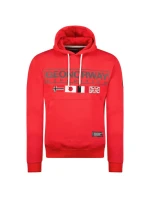 Geografické Nórsko Great DB 317 M WY8613H/GN-Red Mikina s kapucňou