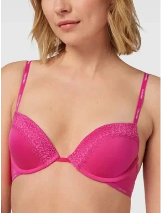 Podprsenka push-up QF5145E VHZ ružová - Calvin Klein Podprsenka push-up QF5145E VHZ ružová - Calvin Klein
