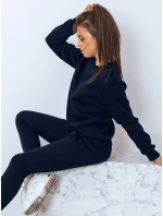 Dámska tmavomodrá mikina LARA FashionStreet BY1203 Dámska tmavomodrá mikina LARA FashionStreet BY1203
