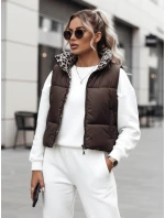 Dámska prechodná krátka prešívaná obojstranná vesta LEOVELLA FashionStreet TY4648 Dámska prechodná krátka prešívaná obojstranná vesta LEOVELLA FashionStreet TY4648