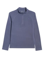 Dievčenská fleecová mikina 4F F060 tmavomodrá 4FJWAW25UFLEF060 31S