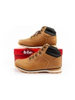 Lee Cooper pánske zimné trekingové zateplené členkové topánky hnedé