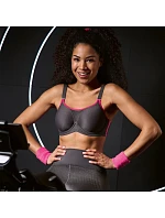 športová podprsenka performance wireX s nastaviteľnými ramienkami 5599 anthrazit/pink - Active športová podprsenka performance wireX s nastaviteľnými ramienkami 5599 anthrazit/pink - Active