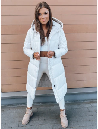 Dámska bunda KERMIT ecru FashionStreet TY2857