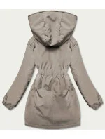Dámska parka s kapucňou olivová (B8121-48) Dámska parka s kapucňou olivová (B8121-48)