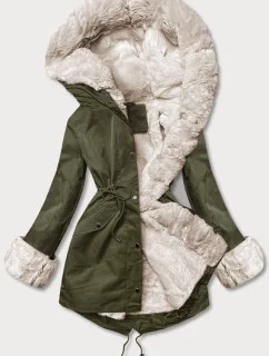 Parka s kožušinovou podšívkou army (5M3187-136)