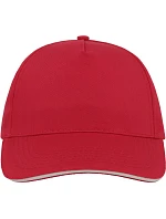 Atlantis Headwear Start Five Sandwich 5-panelová čiapka „Start Five Sandwich“ 33.0039 červená/biela Atlantis Headwear Start Five Sandwich 5-panelová čiapka „Start Five Sandwich“ 33.0039 červená/biela