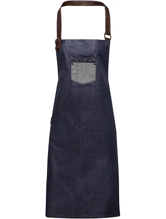 Premier PR 136 Džínsová zástera s náprsenkou „Division“ 39.0136 indigo denim Premier PR 136 Džínsová zástera s náprsenkou „Division“ 39.0136 indigo denim