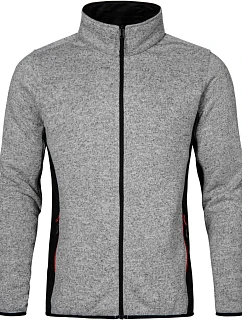 Promodoro 7700 Pánska pracovná pletená fleecová bunda 40.7700 heather grey