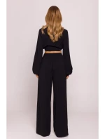 M862 Široké nohavice - čierne