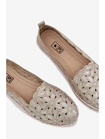 Dámske baleríny 24TX02 gold - Sweet Shoes Dámske baleríny 24TX02 gold - Sweet Shoes