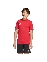 Adidas Detské tričko Entrada 26 Tee červená JZ6674 Adidas Detské tričko Entrada 26 Tee červená JZ6674