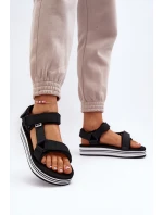 Damskie Sandały Na Platformie Lee Cooper LCW-24-05-2753 Czarne