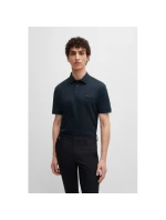 Pánske polo tričko BOSS Parlay 143 BLU klasického regular strihu v tmavomodrej farbe (50515596-405)