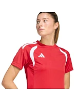 Dámske tričko adidas Tiro 26 League Jersey, červené, KB1336 Dámske tričko adidas Tiro 26 League Jersey, červené, KB1336