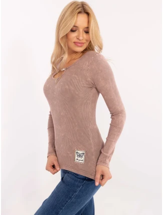 Blúzka CLM BZ 1168.89 tmavoružová