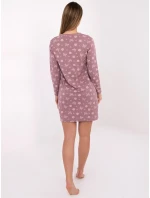 DU KN nočná košeľa FP 101.19 tmavoružová DU KN nočná košeľa FP 101.19 tmavoružová