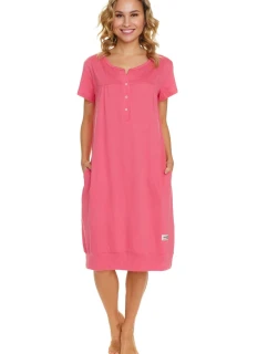 Dámska tehotenská košeľa 4348 koralová - Doctornap