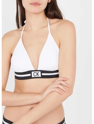 Vrchný diel plaviek KW0KW00907-YCD biela - Calvin Klein Vrchný diel plaviek KW0KW00907-YCD biela - Calvin Klein