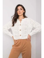 Sveter na zapínanie model 159780 Och Bella Sveter na zapínanie model 159780 Och Bella