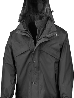 Result R 068X 3 v 1 „Zip&Clip“ bunda 30.068X čierna