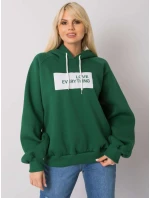 Mikina EM BL 651/2.41X tmavo zelená