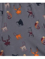 Boxerky 2MH-064 Šedá a modrá - Atlantic