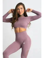 Dámsky Crop-Top Wild Rose - Gym Glamour Dámsky Crop-Top Wild Rose - Gym Glamour
