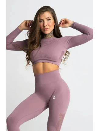 Dámsky Crop-Top Wild Rose - Gym Glamour Dámsky Crop-Top Wild Rose - Gym Glamour
