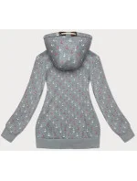 Teplá mikina na zips s kotvami sivá (2307) Teplá mikina na zips s kotvami sivá (2307)