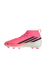 Detská kopačka adidas F50 Hyperfast League Mid FG pink KK1315