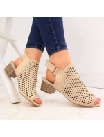 Dámske sandále na mieru béžové Sabatina