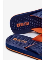 Męskie Klapki Japonki Big Star RR174437 Granatowe