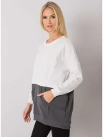 Blúzka RV BL 7197.89P biela šedá