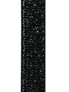 RB-449 REMIENKY ČIERNE A STRIEBORNÉ 16 MM