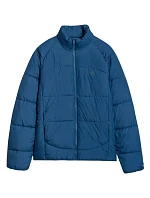 Pánska páperová bunda 4F M0707 tmavomodrá 4FRAW25TDJAM0707 30S pánska