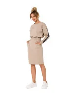 Dámska sukňa M728 béžová - Moe