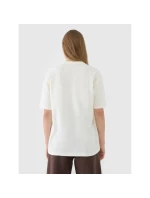 Dámske hladké tričko oversize 4F 4FRSS25TTSHF2694-11S