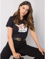 Tričko RO TS 2307.21 čierna Tričko RO TS 2307.21 čierna