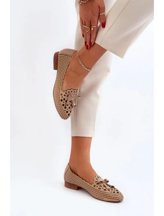 Dámske baleríny ASA222-1 Beige - Krok vo veľkom štýle