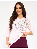 Pyžamo Cornette 1105/497 Floris 2 3/4 S–2XL Pyžamo Cornette 1105/497 Floris 2 3/4 S–2XL