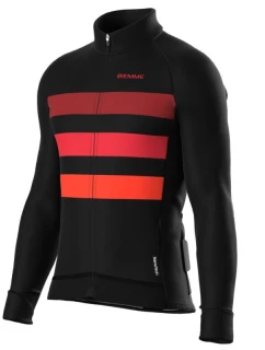 Biemme tričko s dlhým rukávom CALDERONE black red M